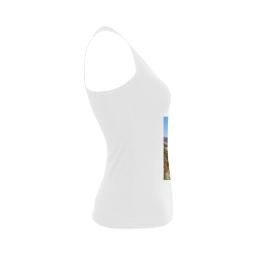 Travel-Laguna Beach Women's Shoulder-Free Tank Top (Model T35)