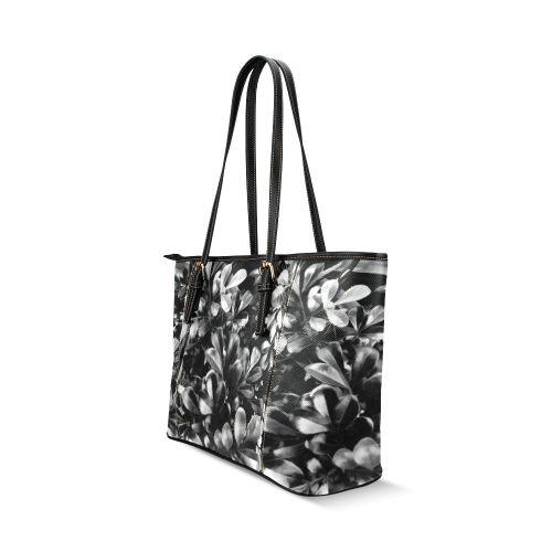 Foliage #1 - Jera Nour Leather Tote Bag/Small (Model 1640)