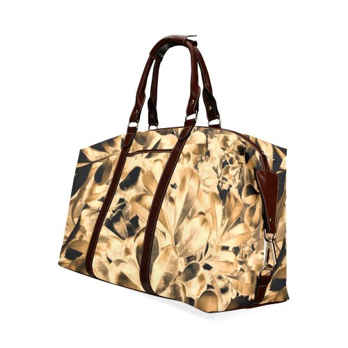 Foliage #2 Gold - Jera Nour Classic Travel Bag (Model 1643)