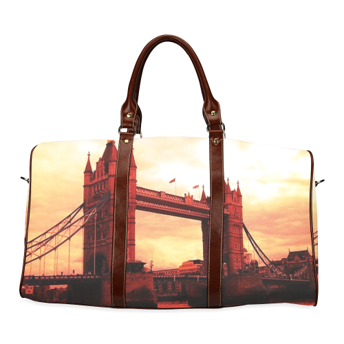 Travel-London Tower Bridge Waterproof Travel Bag/Large (Model 1639)