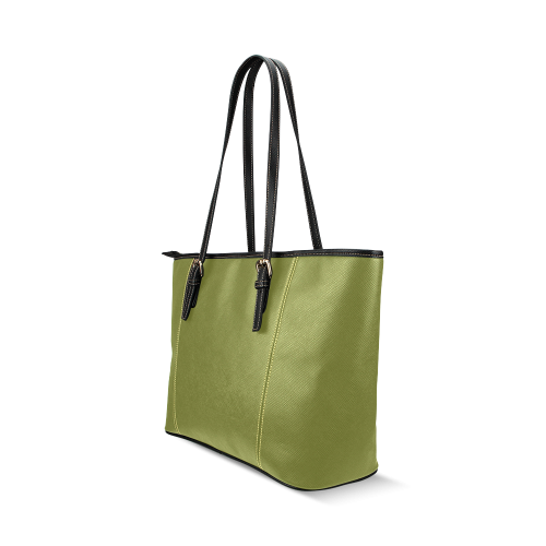 Woodbine Color Accent Leather Tote Bag/Small (Model 1640)