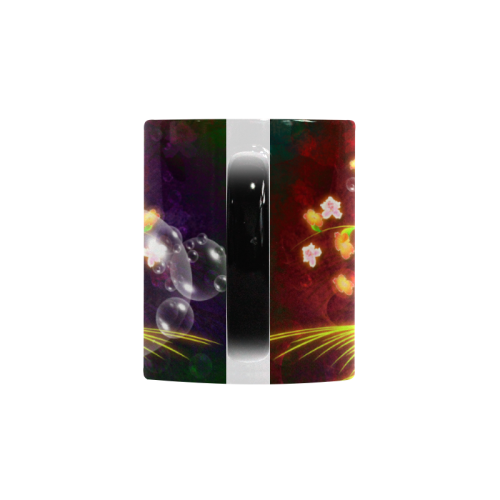 Glowing flowers Custom Morphing Mug