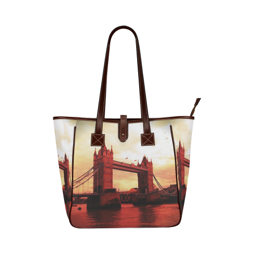 Travel-London Tower Bridge Classic Tote Bag (Model 1644)