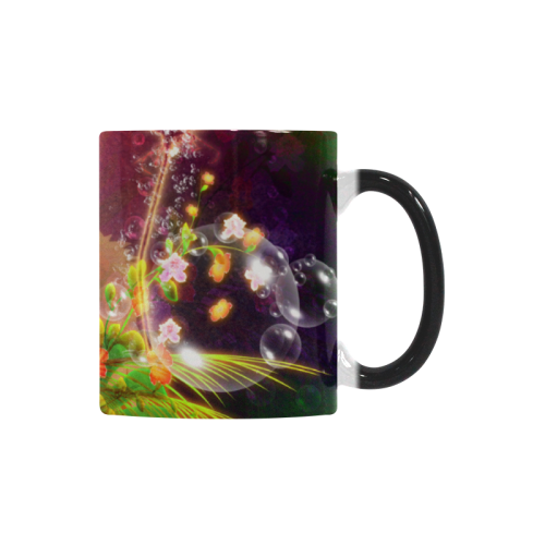 Glowing flowers Custom Morphing Mug