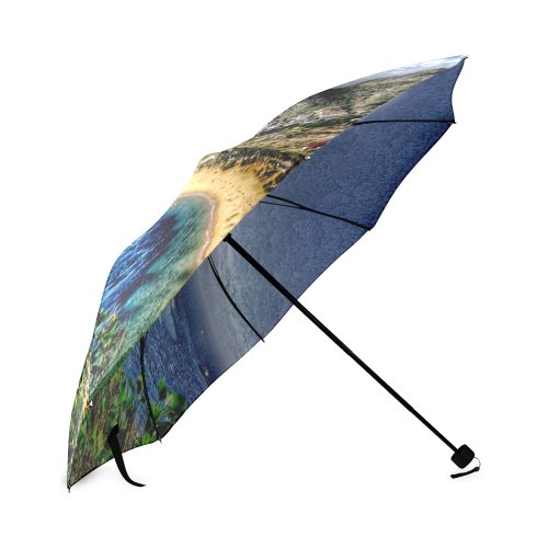 Travel-painted Tenerife Foldable Umbrella (Model U01)