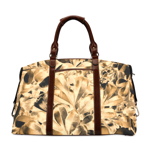 Foliage #2 Gold - Jera Nour Classic Travel Bag (Model 1643)