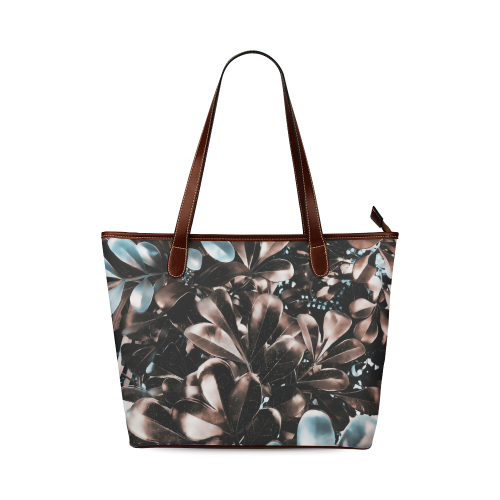 Foliage-5 Shoulder Tote Bag (Model 1646)