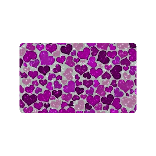 sparkling hearts purple