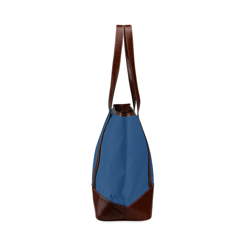 Cool Black Color Accent Tote Handbag (Model 1642)