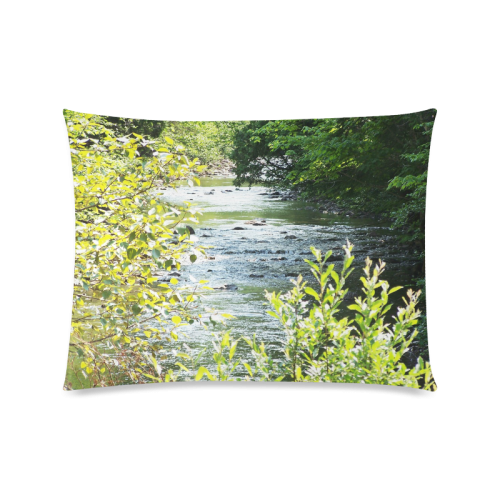 River Runs Through It Custom Picture Pillow Case 20"x26" (one side)
