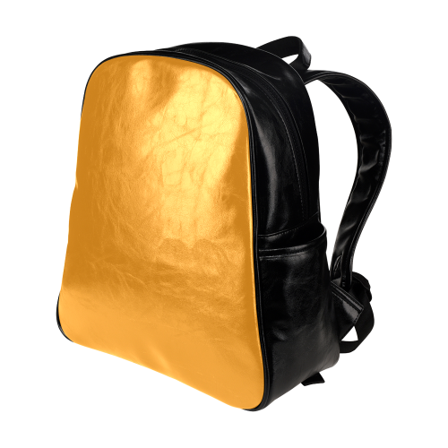 Radiant Yellow Color Accent Multi-Pockets Backpack (Model 1636)