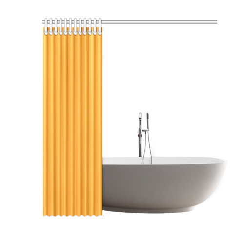 Radiant Yellow Color Accent Shower Curtain 60"x72"