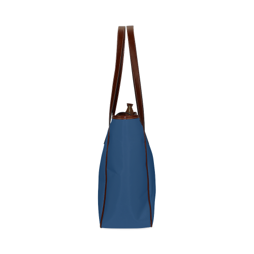 Cool Black Color Accent Classic Tote Bag (Model 1644)