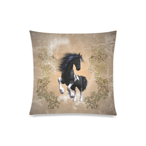 Wonderful horse Custom Zippered Pillow Case 20"x20"(Twin Sides)