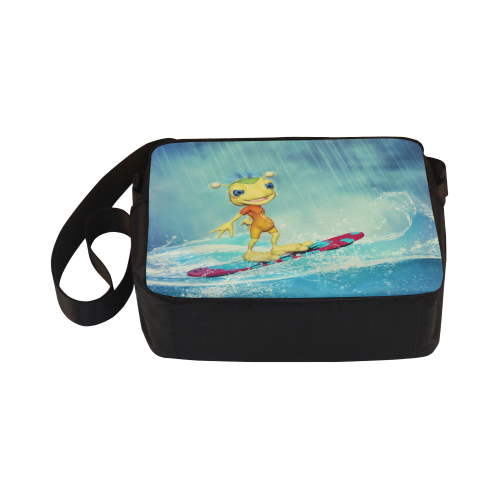 Surfing Alien Classic Cross-body Nylon Bags (Model 1632)