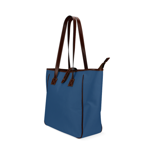 Cool Black Color Accent Classic Tote Bag (Model 1644)