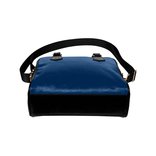 Cool Black Color Accent Shoulder Handbag (Model 1634)