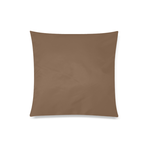 Radiant Yellow Color Accent Custom Zippered Pillow Case 20"x20"(One Side)