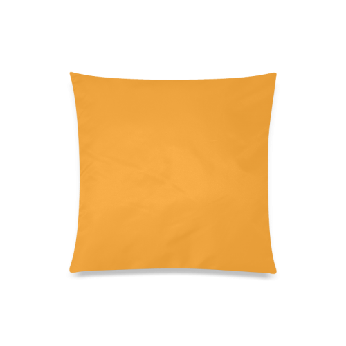 Radiant Yellow Color Accent Custom Zippered Pillow Case 20"x20"(One Side)