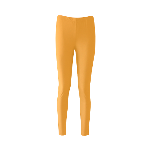 Radiant Yellow Color Accent Cassandra Women's Leggings (Model L01)