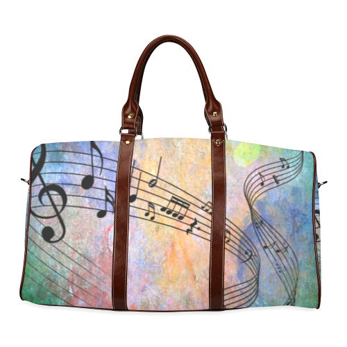 abstract music Waterproof Travel Bag/Large (Model 1639)