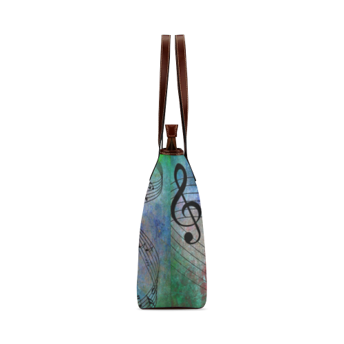 abstract music Shoulder Tote Bag (Model 1646)