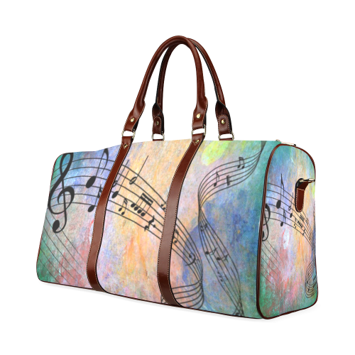 abstract music Waterproof Travel Bag/Small (Model 1639)