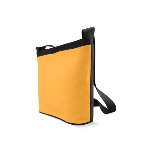 Radiant Yellow Color Accent Crossbody Bags (Model 1613)