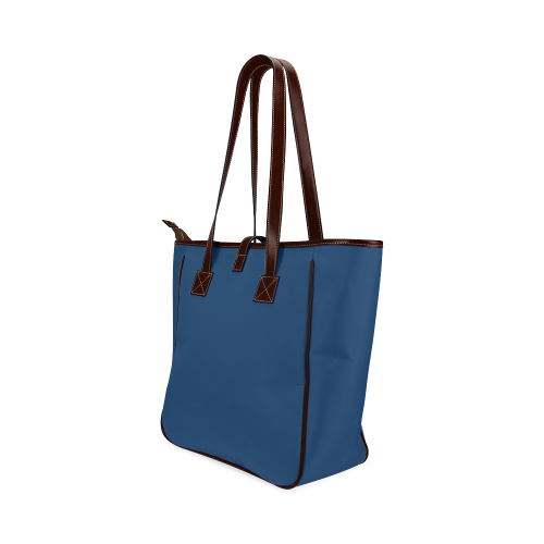 Cool Black Color Accent Classic Tote Bag (Model 1644)