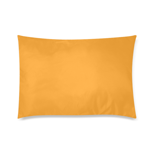 Radiant Yellow Color Accent Custom Zippered Pillow Case 20"x30" (one side)