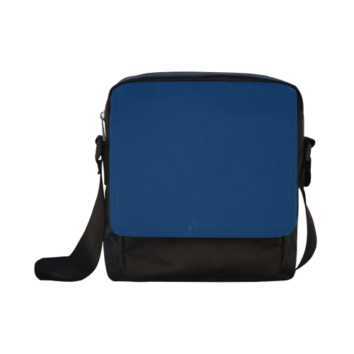 Cool Black Color Accent Crossbody Nylon Bags (Model 1633)