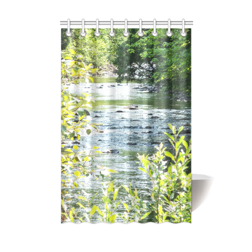 River Runs Through It Shower Curtain 48"x72"