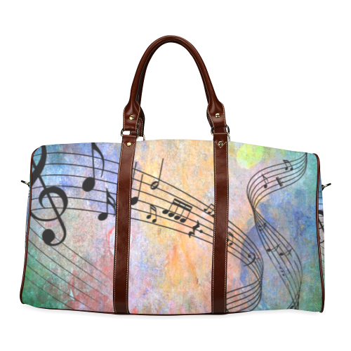 abstract music Waterproof Travel Bag/Small (Model 1639)