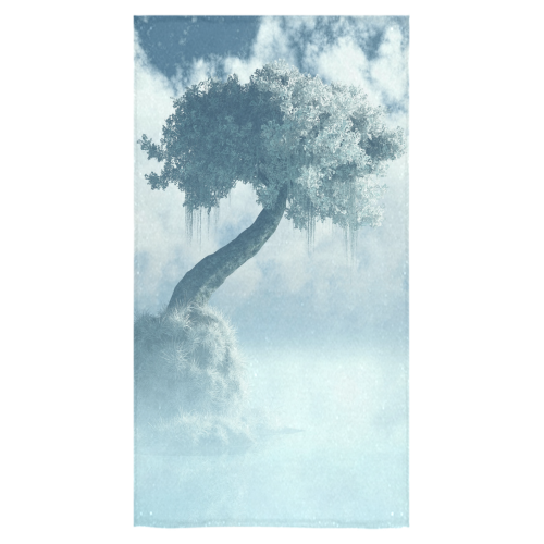 Frozen Tree at the lake Bath Towel 30"x56"