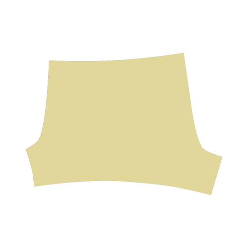Custard Color Accent Briseis Skinny Shorts (Model L04)