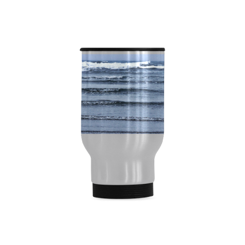 Stairway to the Sea Travel Mug (Silver) (14 Oz)