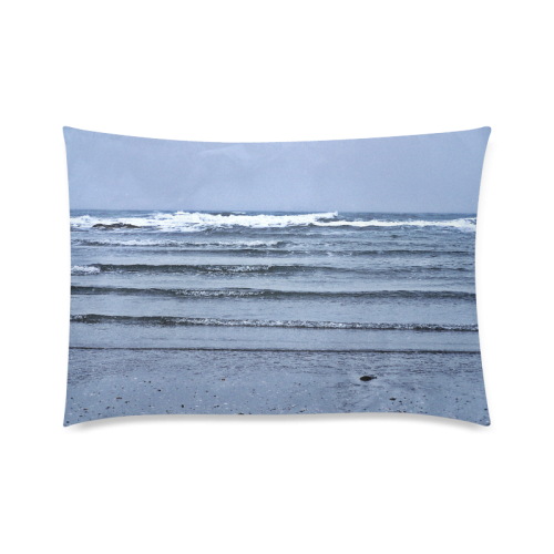 Stairway to the Sea Custom Zippered Pillow Case 20"x30"(Twin Sides)