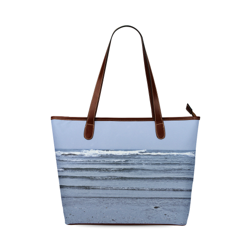 Stairway to the Sea Shoulder Tote Bag (Model 1646)