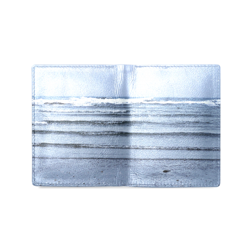 Stairway to the Sea Men's Leather Wallet (Model 1612)