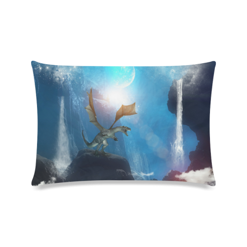 The dragon Custom Zippered Pillow Case 16"x24"(Twin Sides)