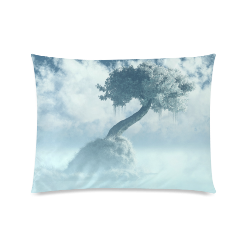 Frozen Tree at the lake Custom Picture Pillow Case 20"x26" (one side)