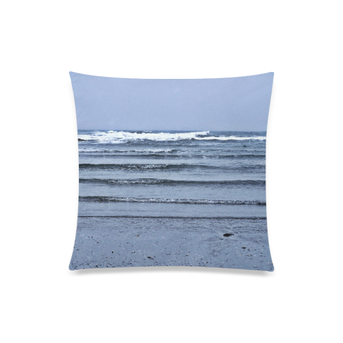 Stairway to the Sea Custom Zippered Pillow Case 20"x20"(One Side)