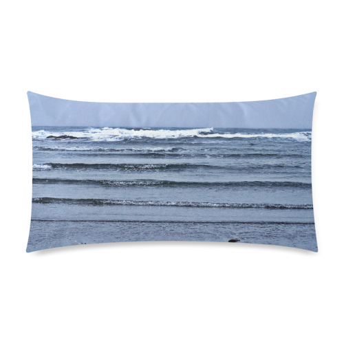 Stairway to the Sea Custom Rectangle Pillow Case 20"x36" (one side)