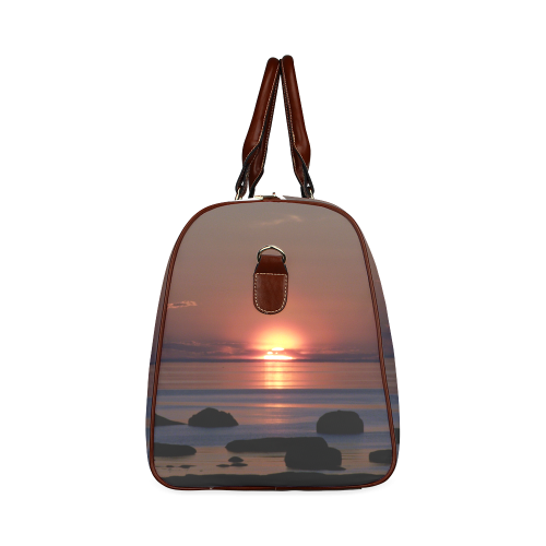 Shockwave Sunset Waterproof Travel Bag/Small (Model 1639)
