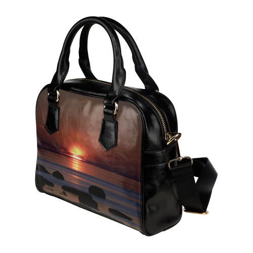 Shockwave Sunset Shoulder Handbag (Model 1634)