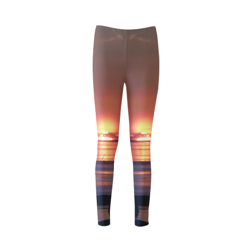 Shockwave Sunset. Cassandra Women's Leggings (Model L01)
