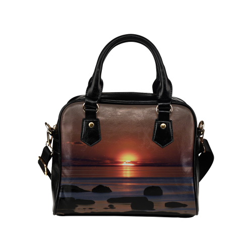 Shockwave Sunset Shoulder Handbag (Model 1634)