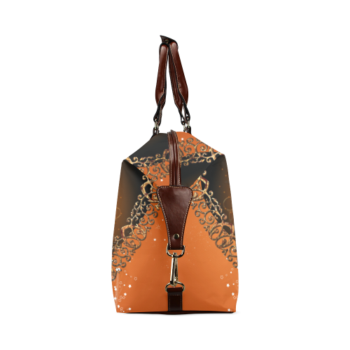 Cute giraffe on a heart Classic Travel Bag (Model 1643)