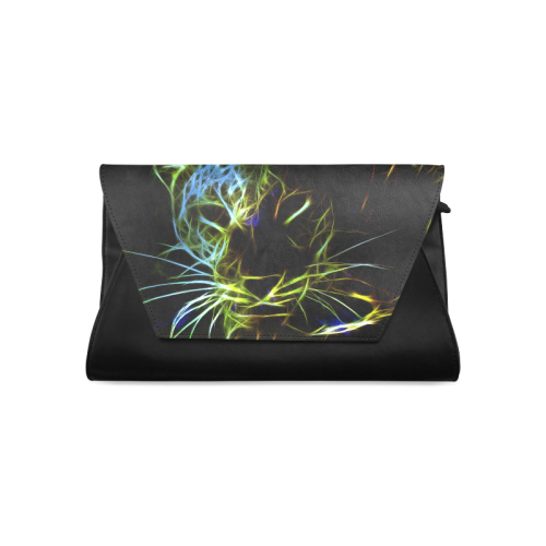 Neon Leopard Clutch Bag Model 1630