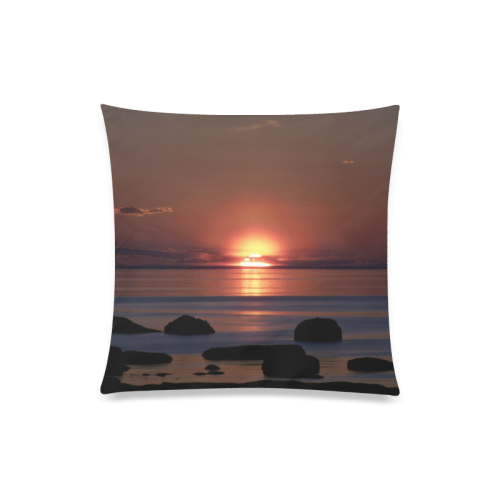 Shockwave Sunset Custom Zippered Pillow Case 20"x20"(Twin Sides)